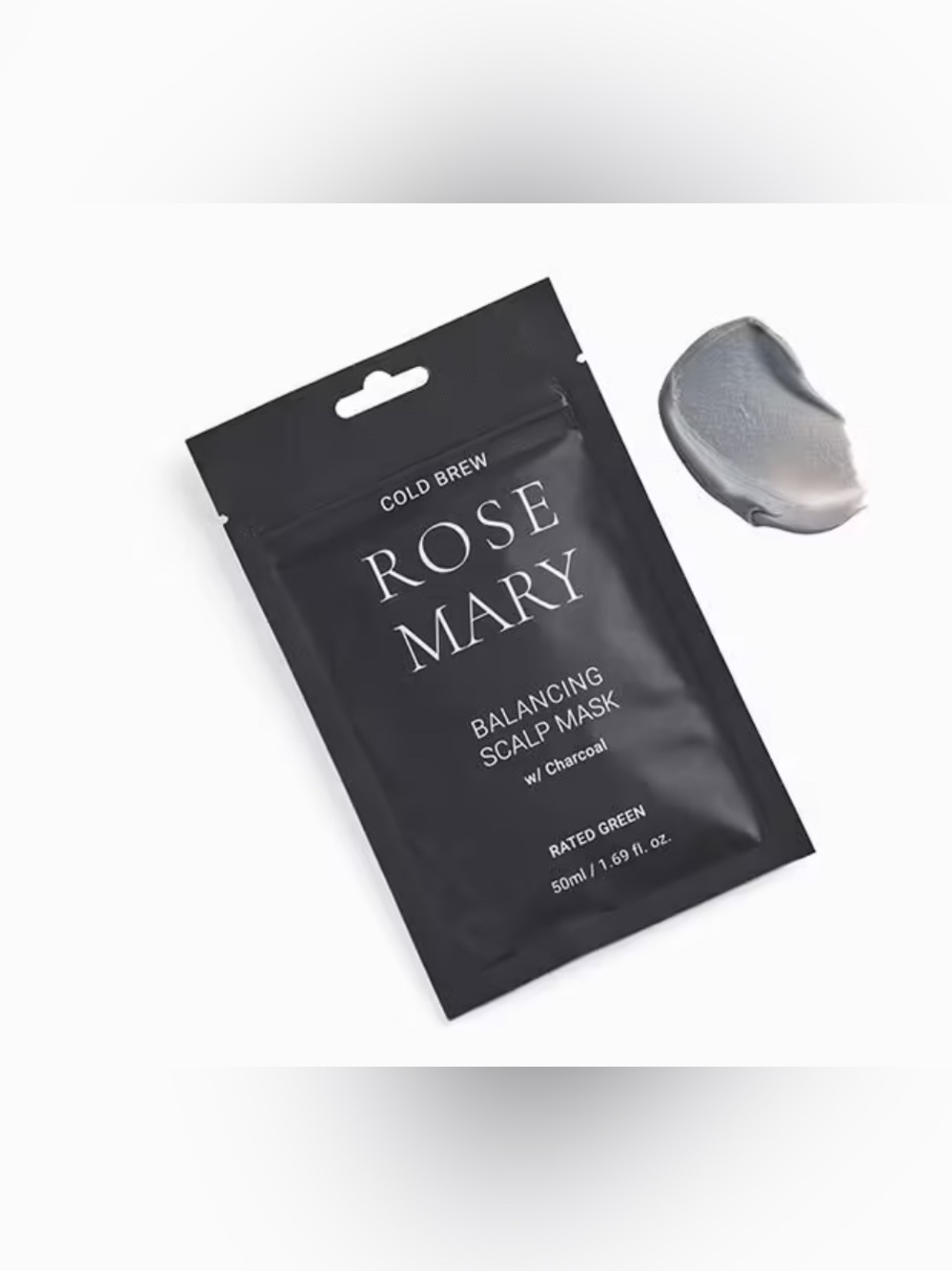 🦋 3/$9 RATED GREEN Cold Brew Rosemary Balancing Scalp Mask w/ Charcoal NWT